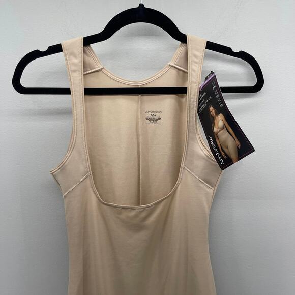 Ambrielle Torsette Thigh Slimmer in Nude Slimming Shapewear Undergarment - Picture 3 of 7